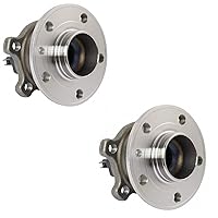 Vista 833 de TRQ Juego de 2 rodamientos de rueda trasera y conjunto de cubo con sensor ABS compatible con Ford Transit Connect 2014-2018