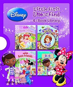 Library Binding Disney® Little First Look and Find® 4-Book Library Book