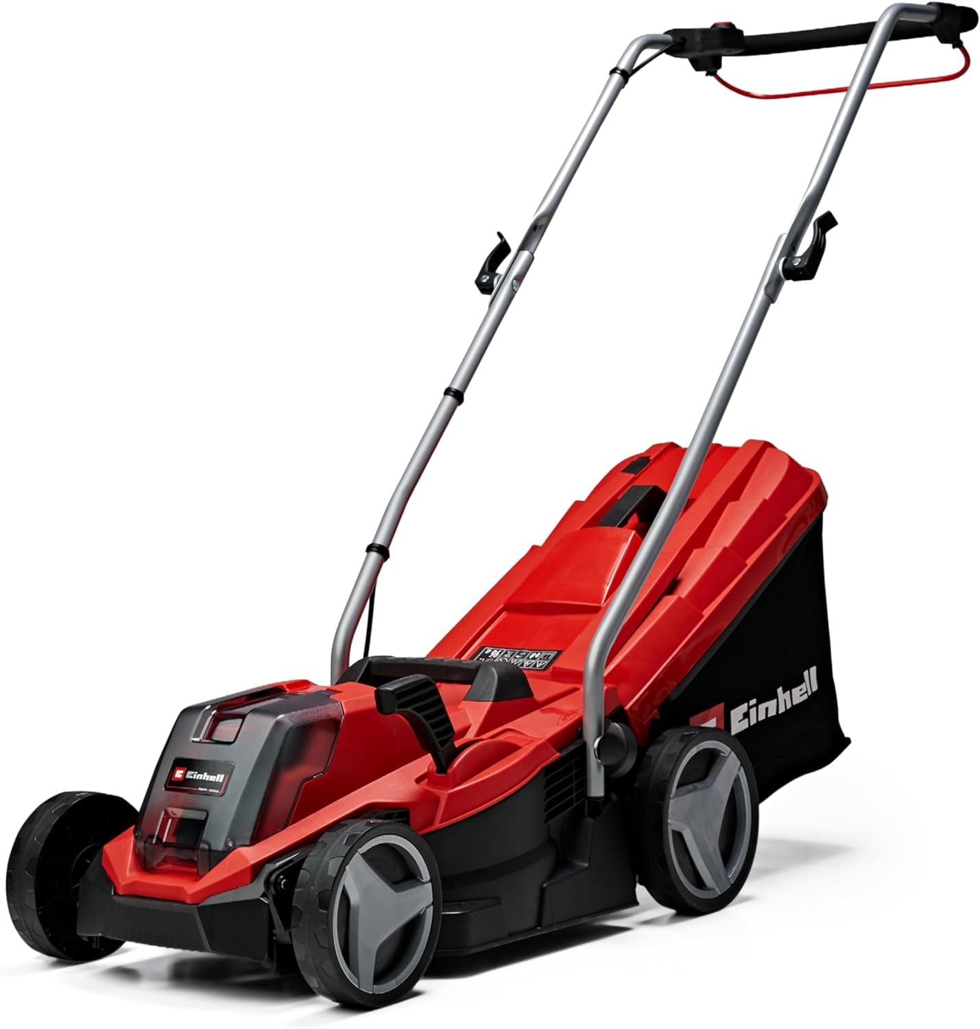 Einhell Akku-Rasenmäher GE-CM 18/33 Li-Solo Power X-Change – 18 V, 33 cm Schnittbreite, Brushless-Antrieb, 30 L Fangkorb, Schnitthöhen 25–65 mm, Akku separat erhältlich