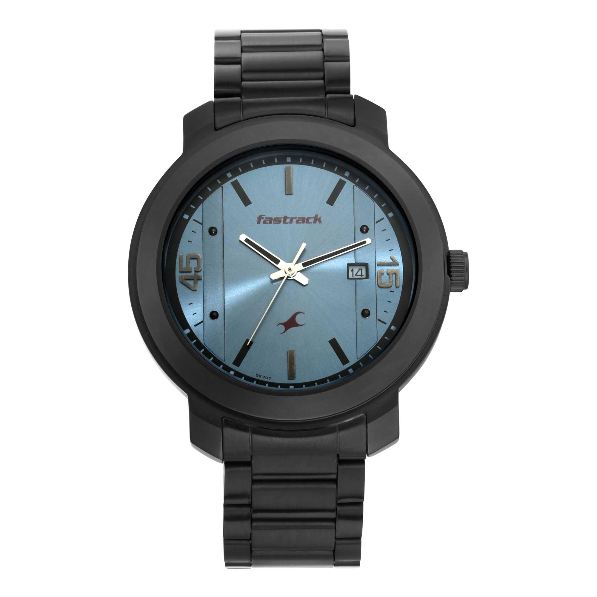 Fastrack Men Stainless Steel Bare Basics Analog Blue Dial Watch-3246Nm01/Np3246Nm01, Band Color-Black (B08R64QT66) Amazon Price History, Amazon Price Tracker