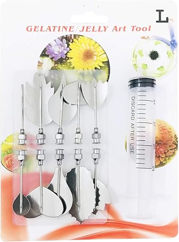 Vista 11 de Woohome Herramientas de pastel de arte, herramientas de gelatina 3D, incluye 60 herramientas de gelatina y boquillas de pastelería para decoración