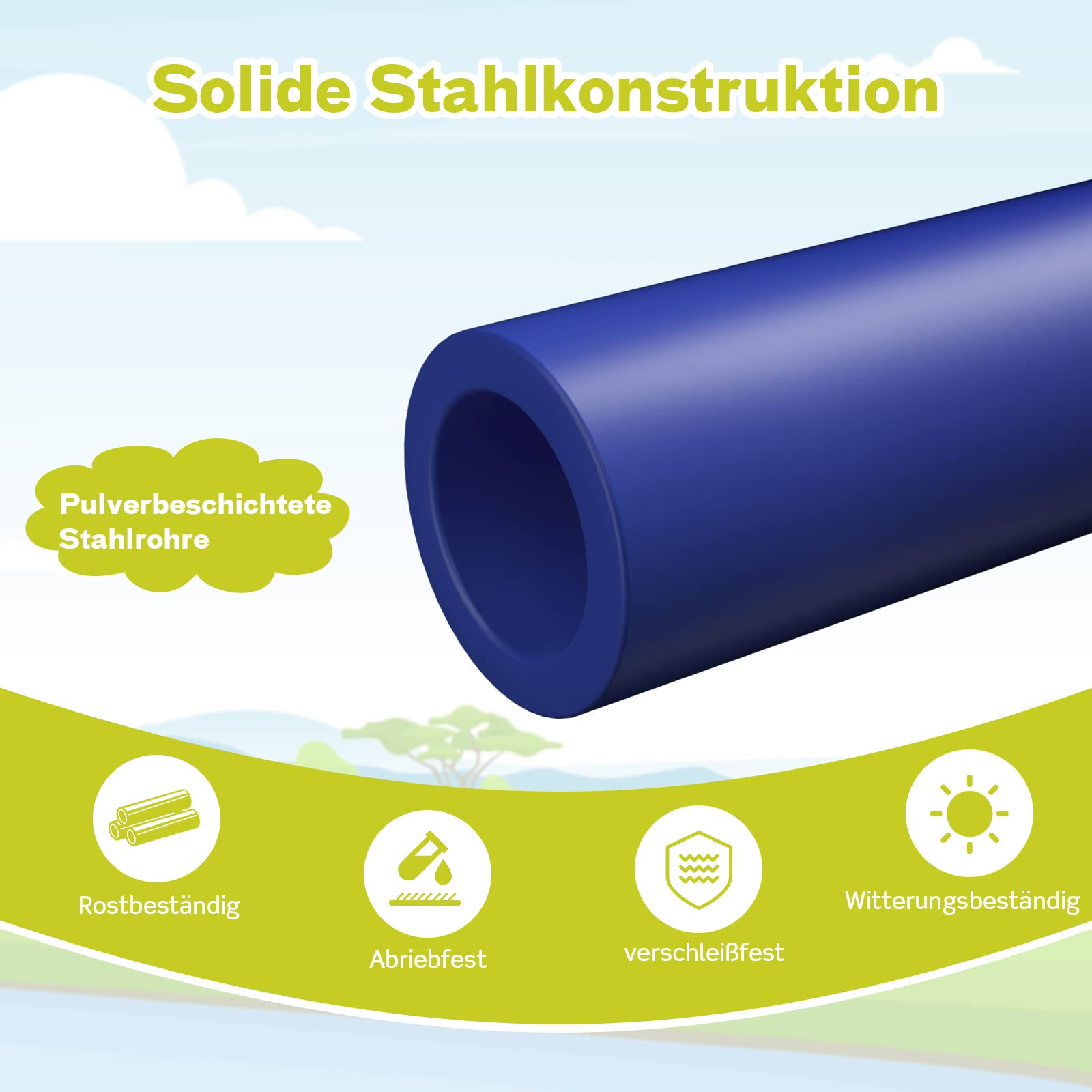 COSTWAY Kletterkuppel und Spielset, Geometrische Kuppel mit Rutsche, 180 KG Tragfähigkeit, Spielplatz für Kinder von 3 bis 10 Jahren, Ideal für Fitnessstudio, Hinterhof, Garten, Park