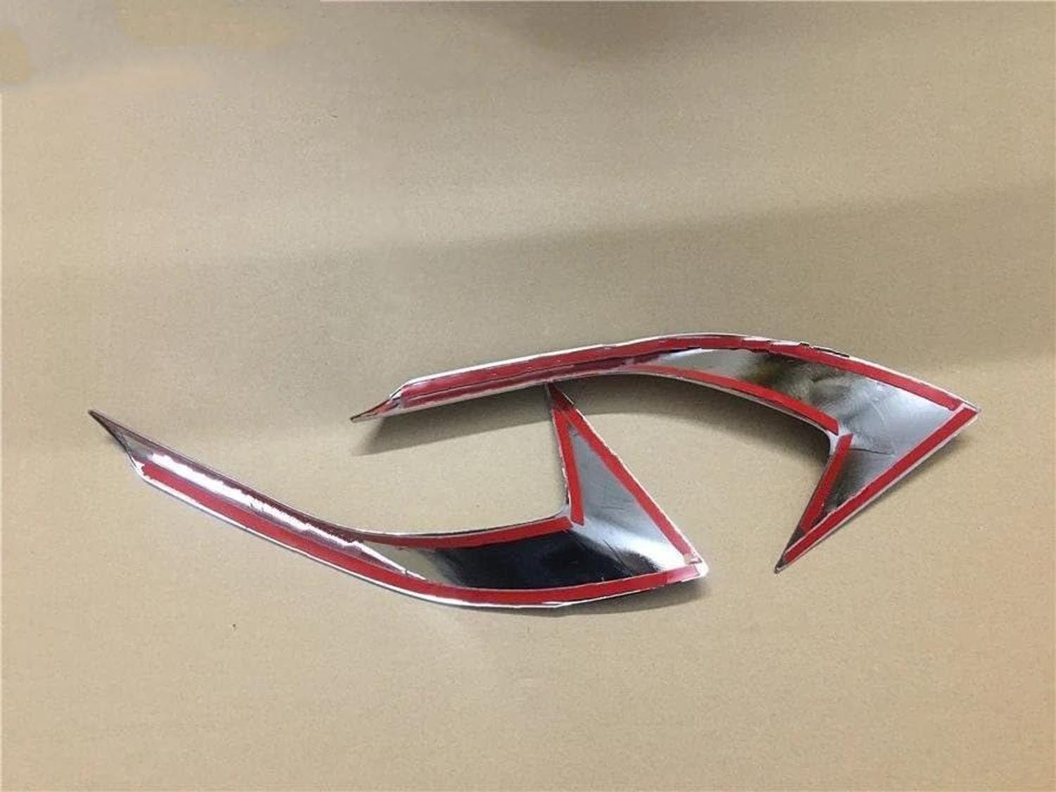 Car Tira Guarnición Cubierta Repuesto para Peugeot 3008 3008GT 2017 2018-2020,Portón Trasero Maletero Cubierta Retrovisor Tira Moldura Decoración Pegatina,B-Chrome
