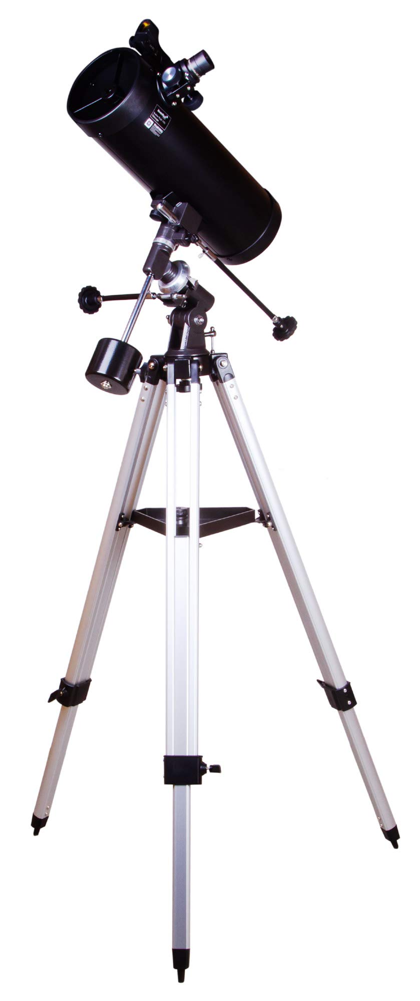 Levenhuk Skyline PLUS 115S Telescopio Riflettore Newtoniano Notturno con Montatura Equatorial, Cercatore a Punto Rosso ed Elevato Ingrandimento per Osservazioni del Cielo Profondo