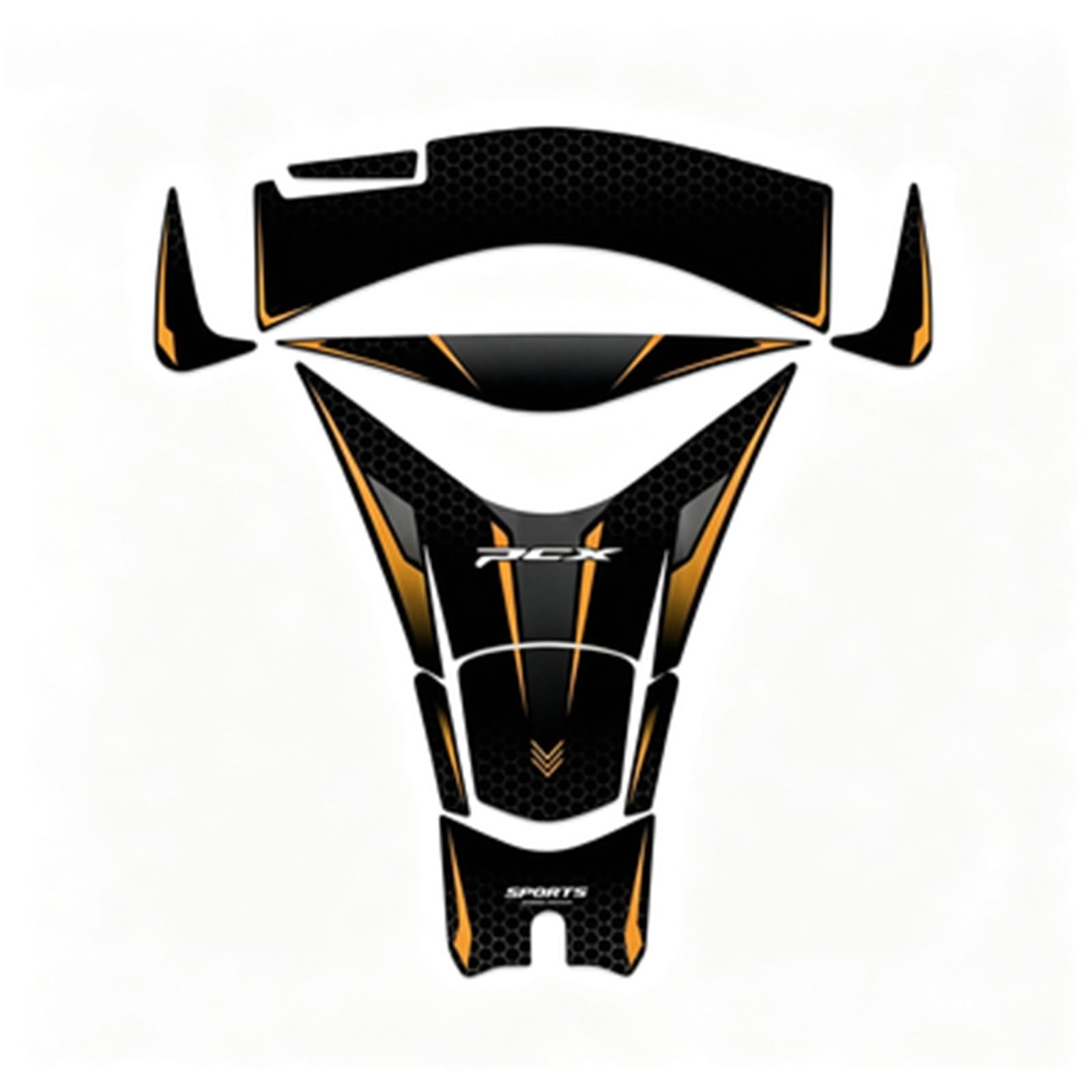 Motorcycle Fuel Tank Pad Decal Gas Cap Oil Cover Protector Sticker Accessories Protection for Pcx PCX 2025 Protection(Color1)
