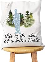 Vista 1 de WCGXKO Regalo inspirado en programas de cine This Is The Skin Of A Killer Bella con cremallera, bolsa de maquillaje para fanáticos, Esta es la bolsa