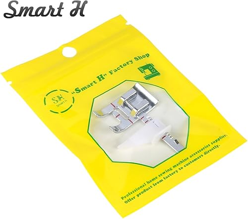 Miniatura 3 de Smart H Pie prensador de máquina de coser guía ajustable Se adapta a máquinas de coser domésticas de caña baja Se ajusta a Brother Babylock Singer