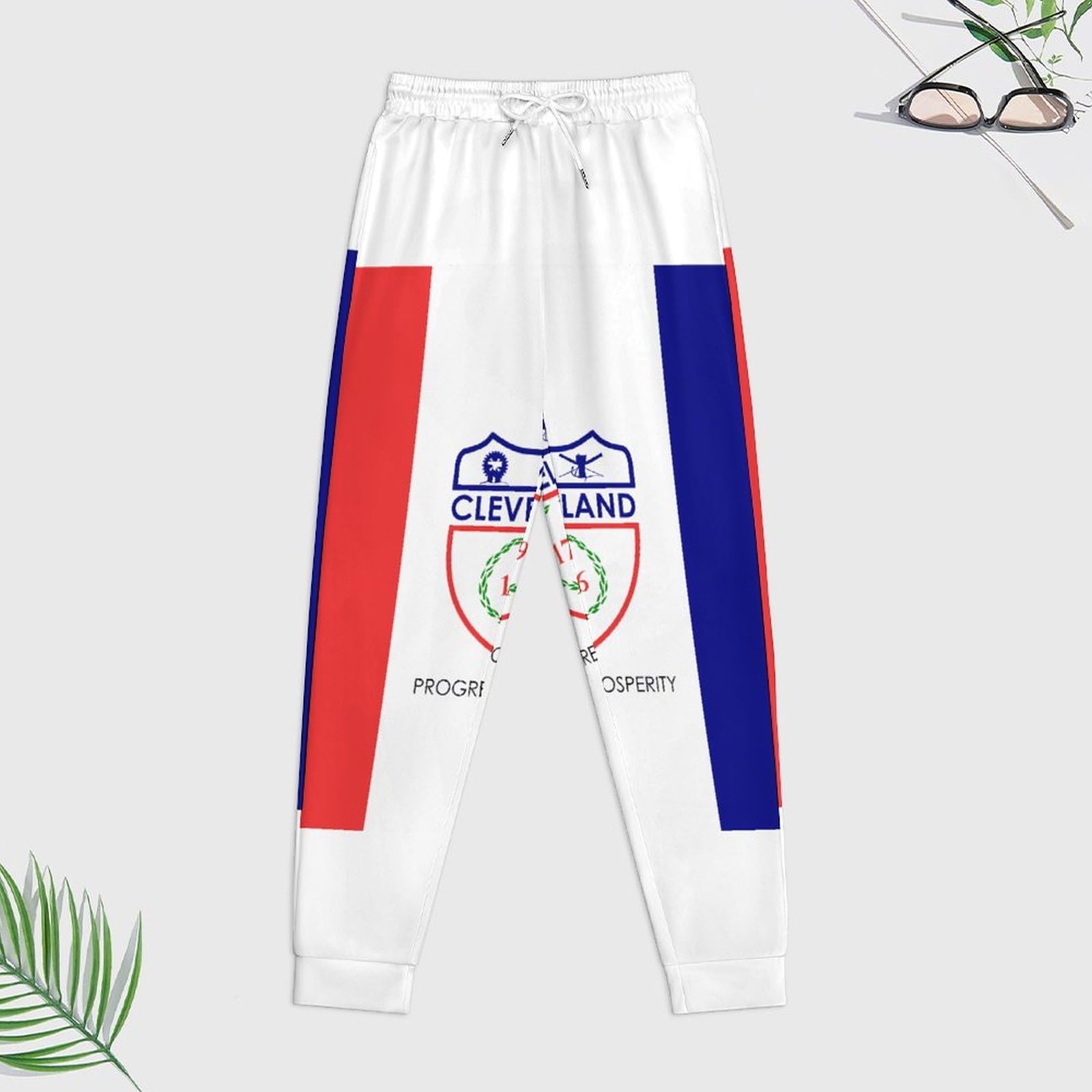 Flag of Ohio - Conjunto de sudadera para hombre, 2 piezas, conjunto de chándal casual, sudadera cómoda con capucha