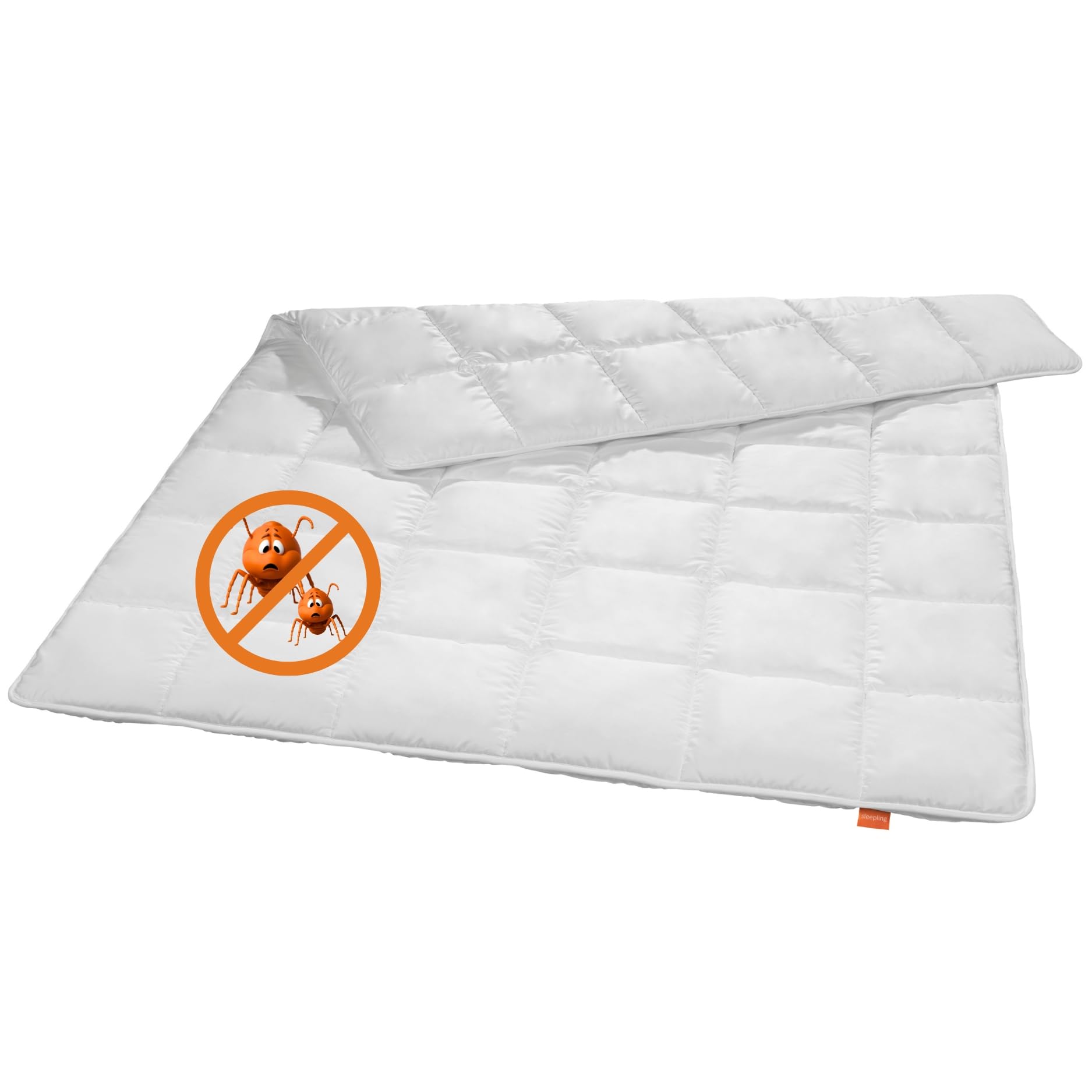 Sleepling Antibakterielle Anti Milben Bettdecke | Medium Ganzjahresdecke (Sanitized®)