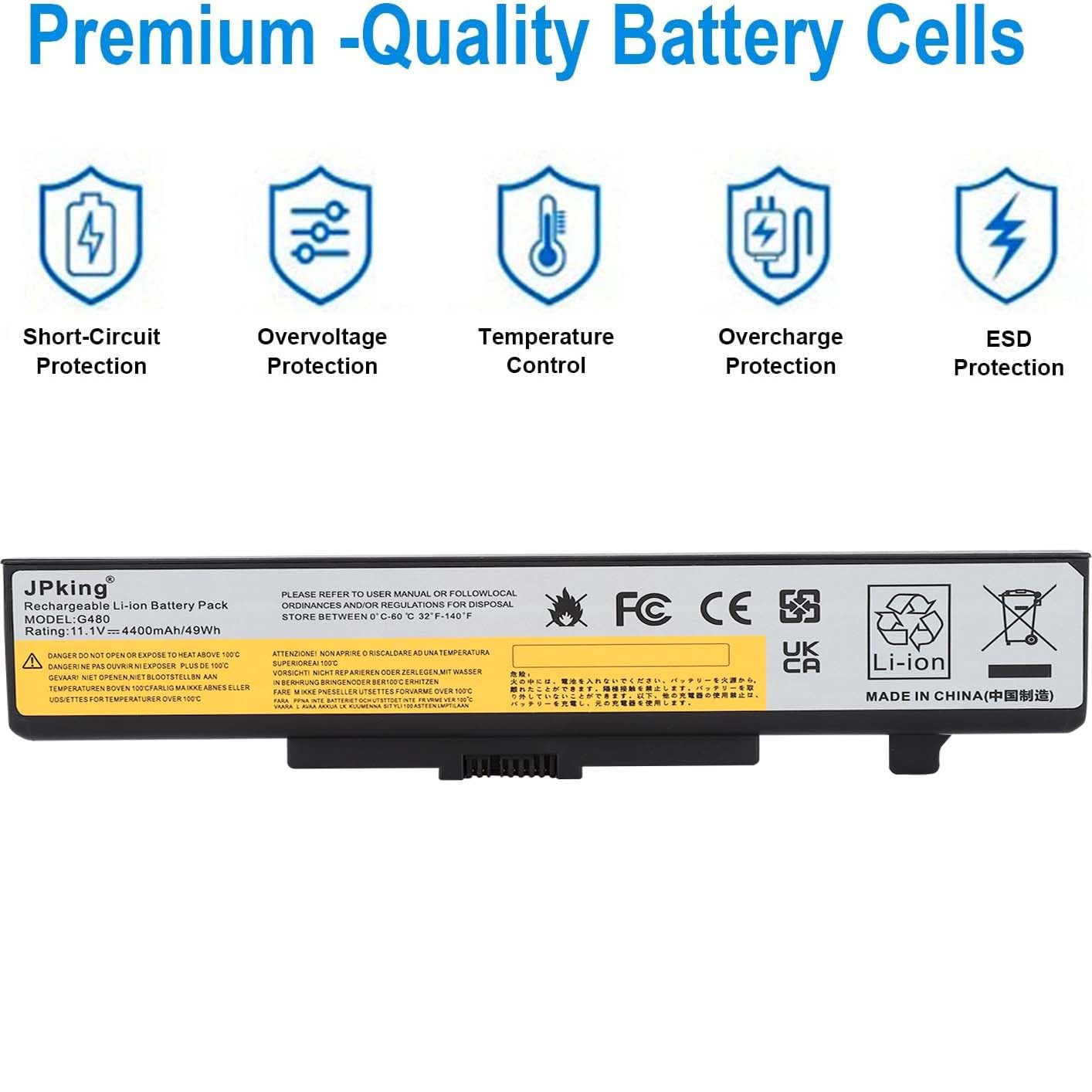 Laptop Battery L11N6Y01 For Lenovo IdeaPad Y480 Y580 G510 G580 G710 - View #3