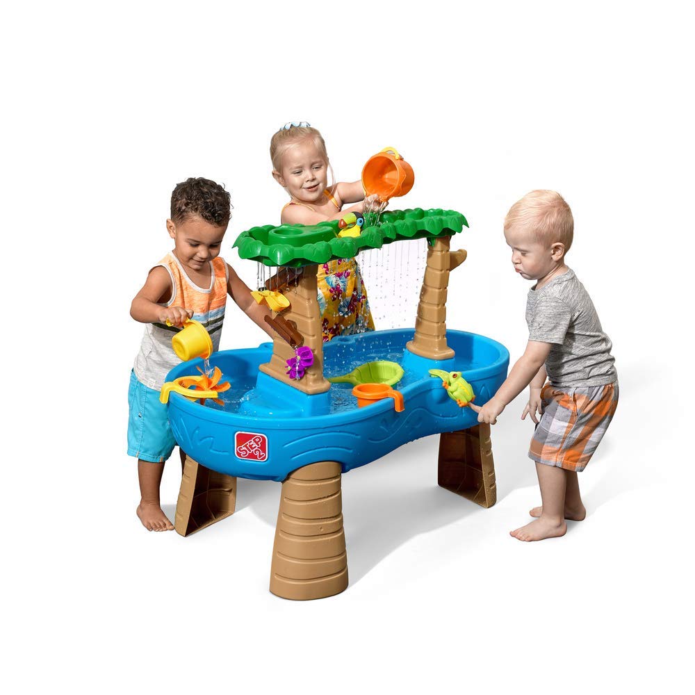 Step2 Tropical Rainforest Kids Water Tables Outdoor Toddler Activity Table Ages 1 5 Years Old 13 Piece Water