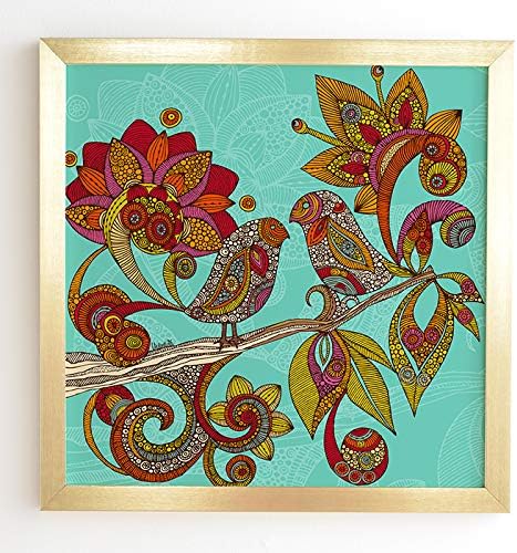 Deny Designs Valentina Ramos Hello Birds Poster, 18" x 24"