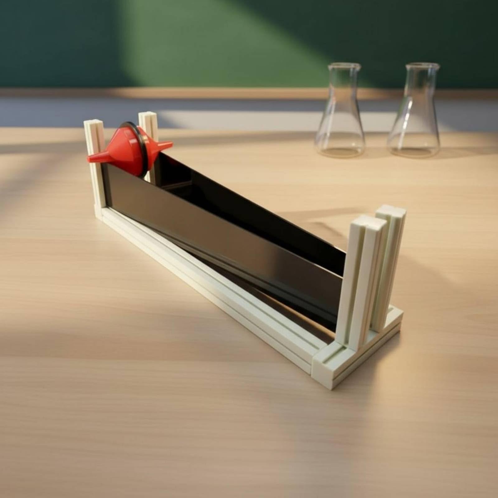 Dimostratore Cono Esperimento Scientifico Esposizione Centro Massa Apparato Fisico Materiale Plastica Osservazione Aperta Adatto per Lezioni Pratiche Attività Educative