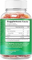 Vista 2 de BeLive Fiber Gummies - Prebiotic Fiber Supplement with Chicory Root & Inulin for Digestive Support & Overall Gut Health I Vegan, Sugar Free Gummies