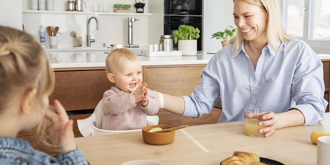 Stokke Nomi Baby Set, Anthracite - Bietet deinem Baby Seiten- und Rückenhalt, während es Sitzen lernt - Mit allen Nomi Stühlen kompatibel