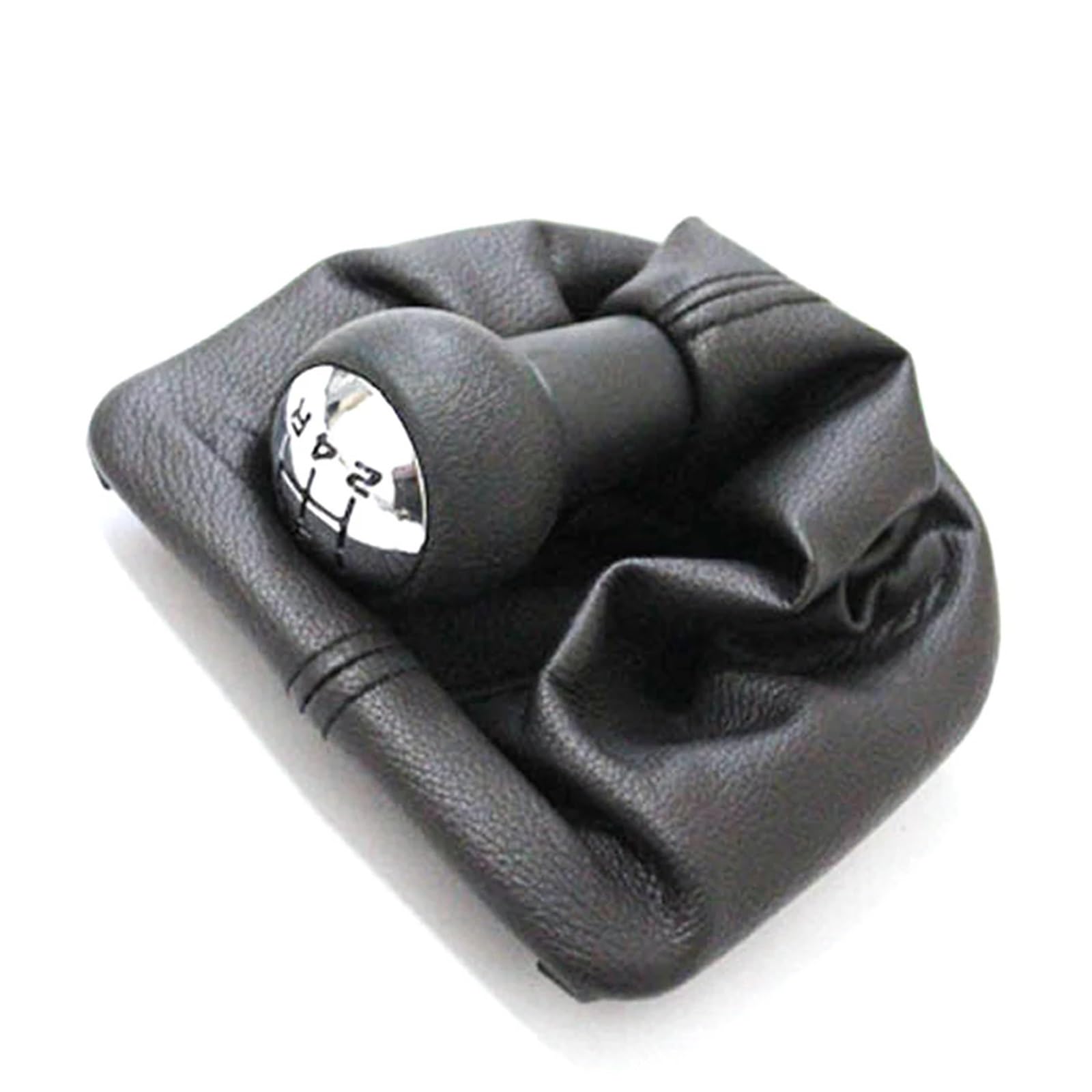 Pommeau De Levier De Vitesse 5 Vitesses Avec Soufflet Cuir PU Pour Peugeot 207, 307 CC, 308 - Remplacement Direct, Confortable
