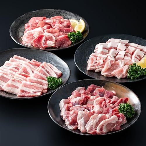 ふるさと産直バザール(KNOT合同会社) かごしま味わい黒豚 焼き肉ファミリーパック (合計3.6kg) 鹿児島県産 豚肉 黒豚 [KNOT] A557-v01