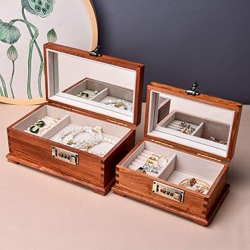 2pcs Tool Box Hasp, Luggage Suitcase Hasps with Combination Lock,Replacement 3 Digit Combination (Bronze)