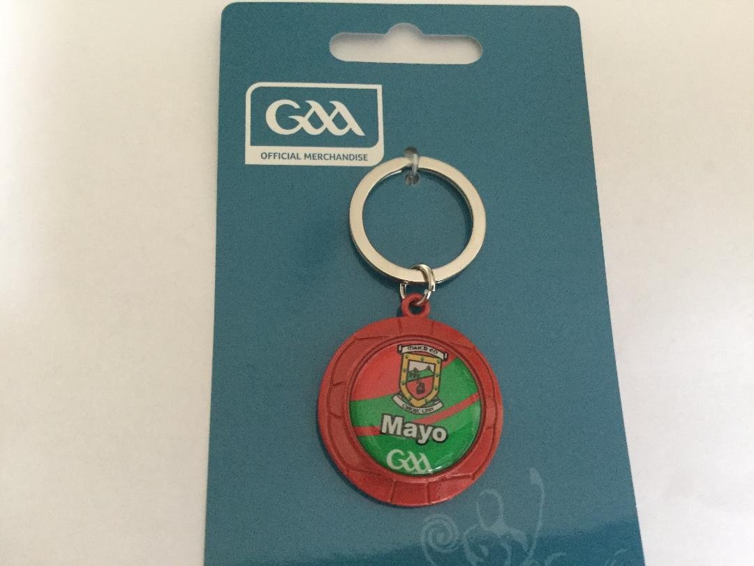 MAYO Official GAA Ireland County Round Crest Keyring very rare limited Stock