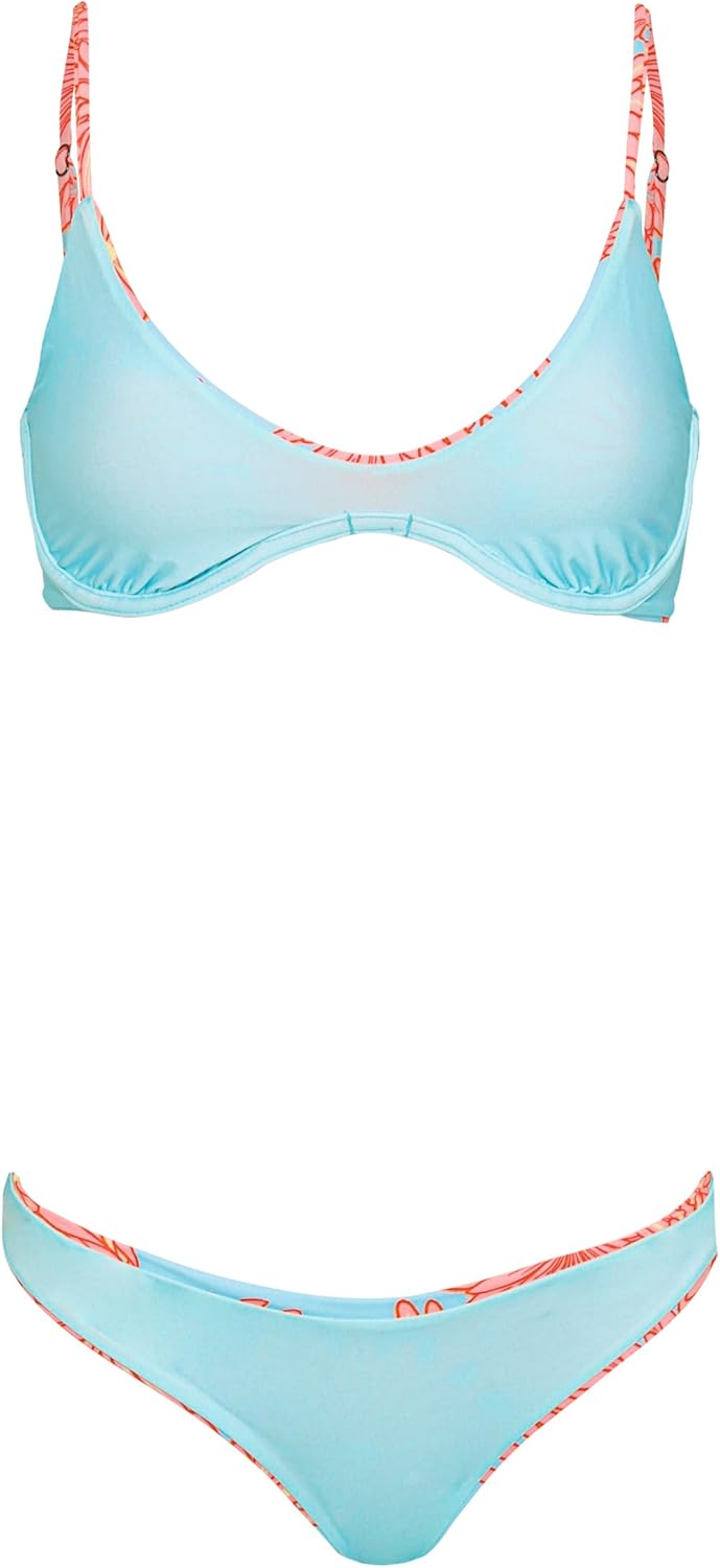 Maaji Womens Tropical Bloom Reversible Low Rise - Image 12