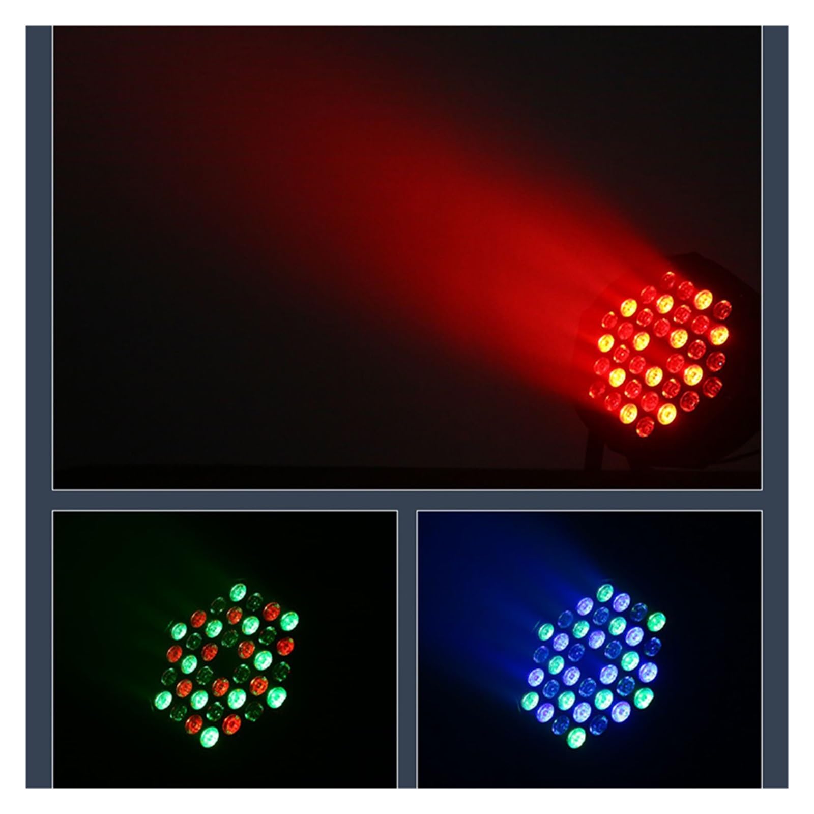 Party Lichter, LED Par RGBW 3IN1 Beleuchtung Professionelle for Bühne Effec Atmosphäre Von Disco DJ Musik Party Club Tanzfläche