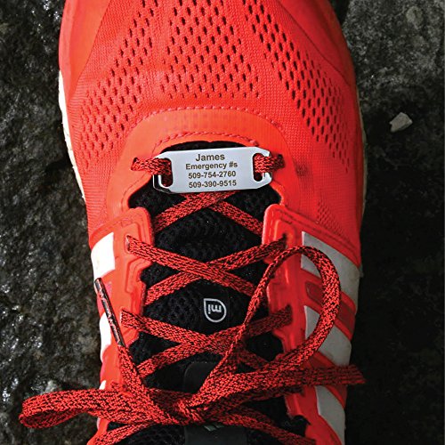 GoTags Shoe ID Tags, Important ID for Runners, Cyclists, Athletes, Travelers and Children