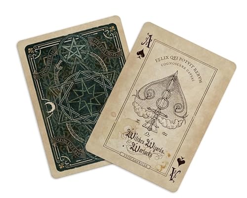 GENT SUPPLY CO. Bicycle Wizards, Witches & Warlocks Playing Cards | Magical Collectible Deck | Premium Quality Cards