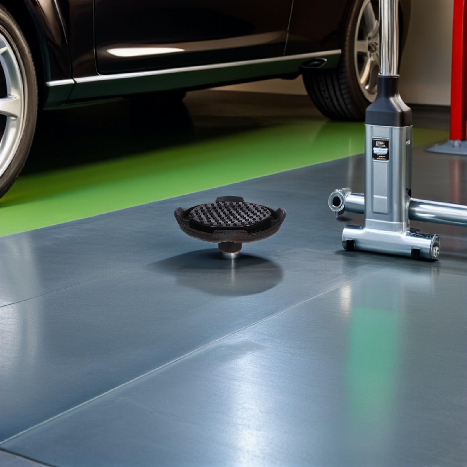OUNONA Cuscinetto di Sollevamento Idraulico in Gomma Antiscivolo per Martinetto Tampone di Protezione per Auto e Camion Accessorio Resistente All’Alta Pressione per Manutenzione