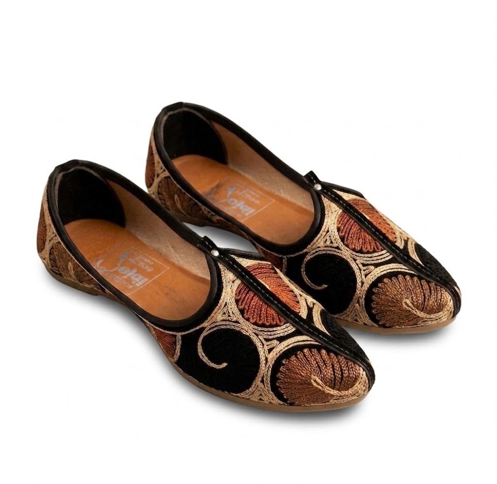 Traditional Elegance Handcrafted Men’s Juti | Ethnic Footwear Mojari for Men | Classic Style Jutiya & Mojdi for Weddings and Festive Vibes-picture-37