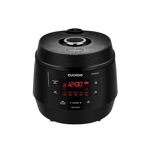 CUCKOO Q5 Standard Multi-Cooker with 30 Recipes (CMC-QAB501S) Black