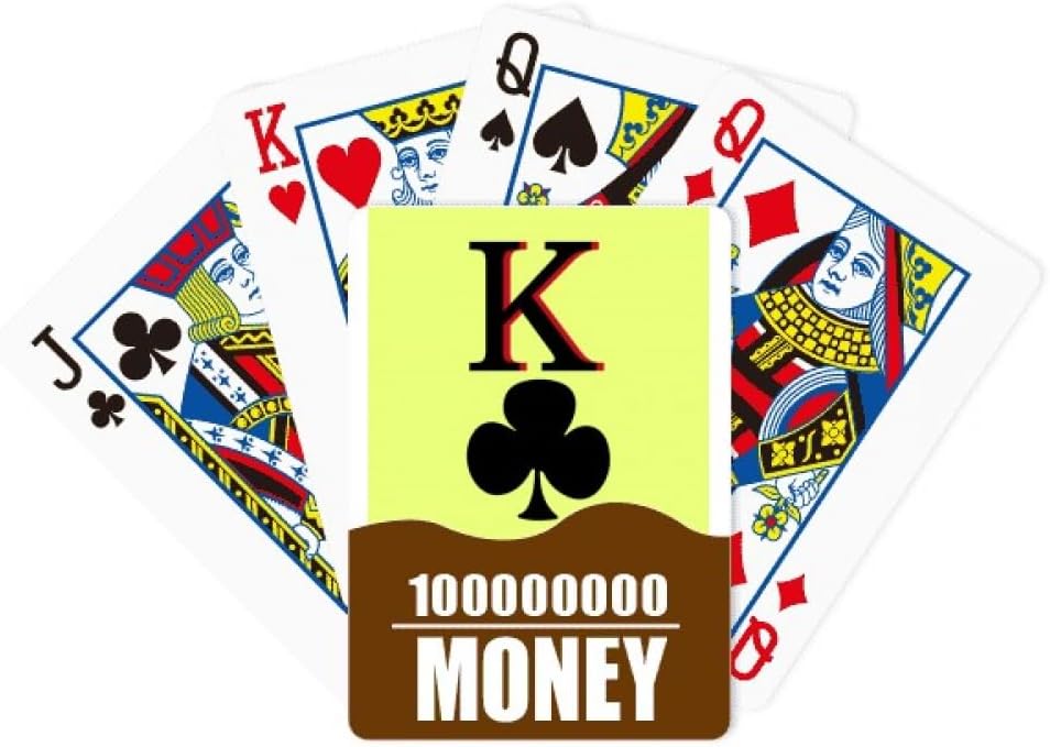 Happiness King Club K Poker Poker Playing Card Funny Hand Game