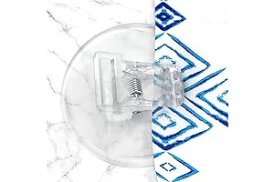 4 Pack Shower Curtain Clips - Keep Shower Curtain in Place!