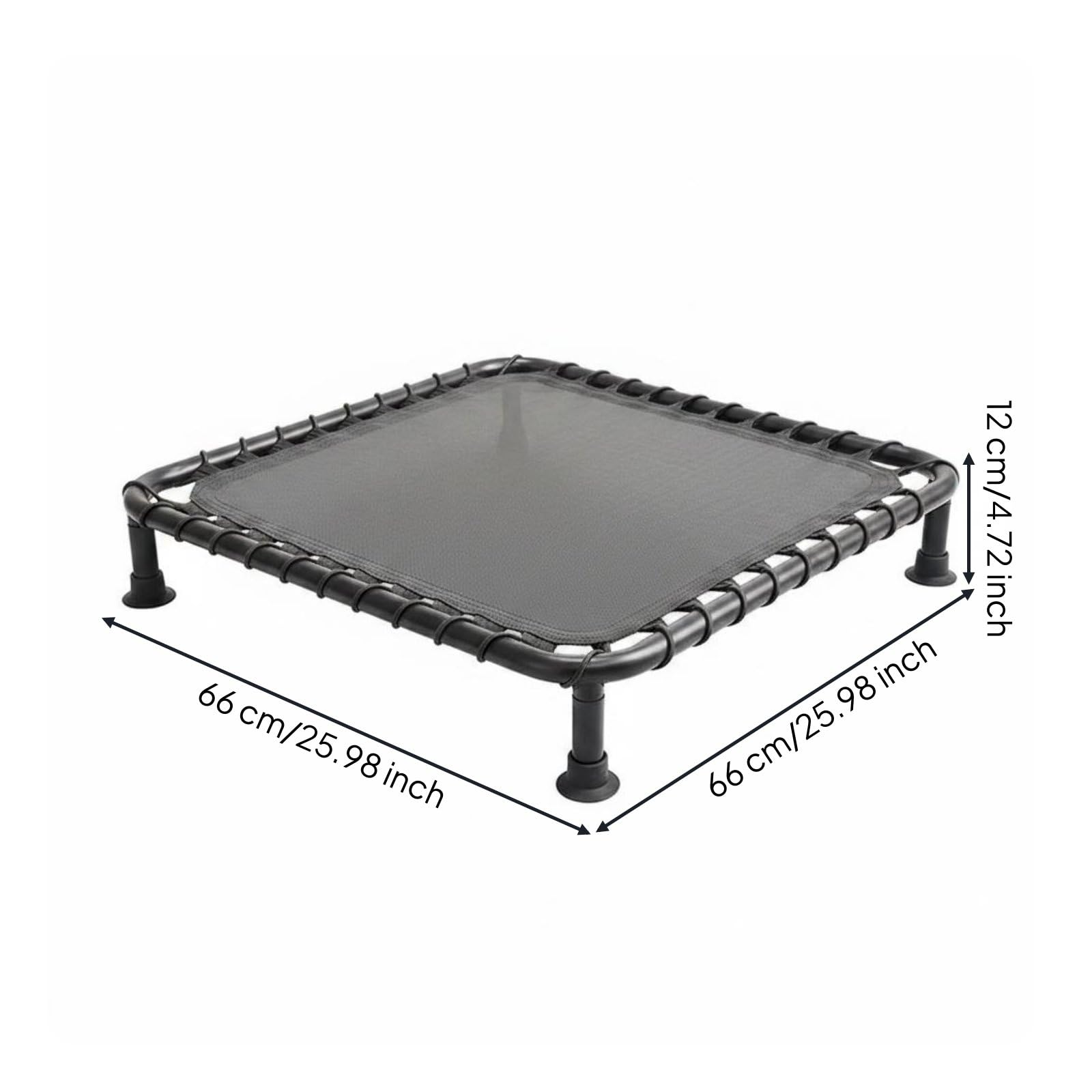 Alfombrilla de Baloncesto Silenciosa Colchoneta de Absorción de Impactos Estructura Estable y Tejido para Práctica Repetida y Desarrollo de