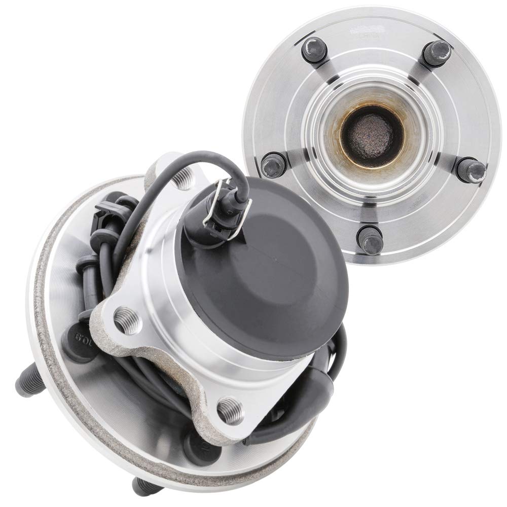[2-Pack] HA590426 - Front Driver and Passenger Side Wheel Hub Bearing Assembly Compatible with 2004-2009 Jaguar XJ8, 2004-2009 Jaguar XJR [Cross Reference: Moog 513327, Timken BR930217]