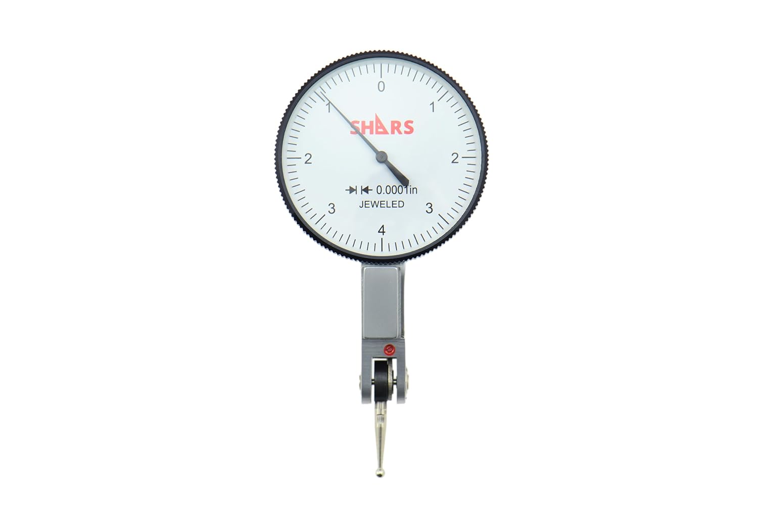 Shars 0.008" Large Face Dial Test Indicator, 0.0001" Graduation, 1.5" Diameter - Precision 303-3210