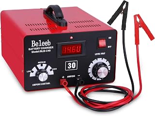 Hugoome Beleeb C30 Battery Charger 12V 24V 36V 48V 60V 72V Car Battery | pulses of high voltage battery desulfator preservation, for lead-acid lithium-ion batteries