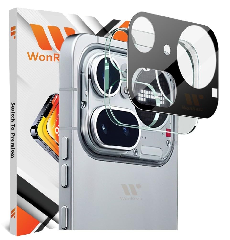 WonReza® Pack 1- Back Camera Glass Protector Compatible with Nothing 4A Pro 5G [3D Premium] Camera Glass Protector (Black) - Review, Price and Buying Guide