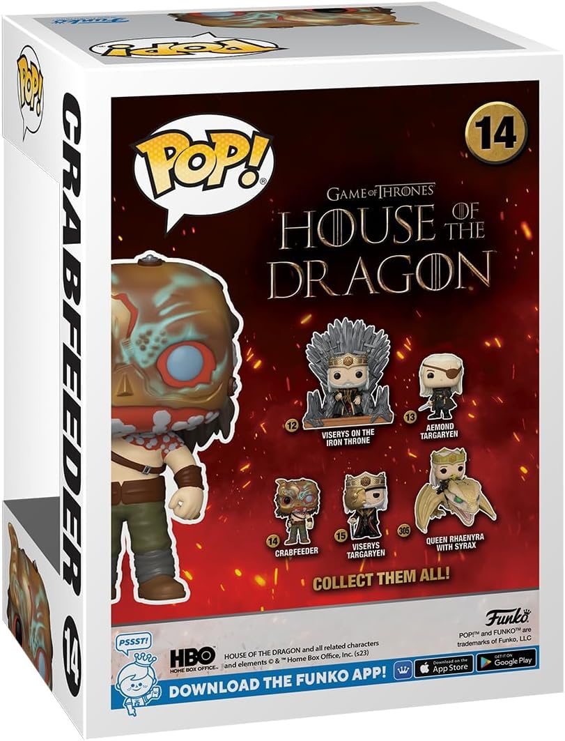 funko pop ドラゴン他（ゲーム・オブ・スローンズ） Amazon.com: POP TV: House of The Dragon - Crabfeeder Funko Vinyl