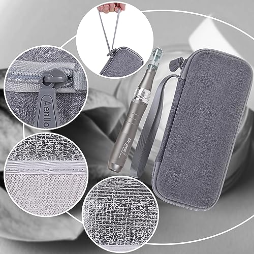 Aenllosi Estojo Rígido Compatível com Caneta Profissional de Microagulhamento E Cartuchos Substituív