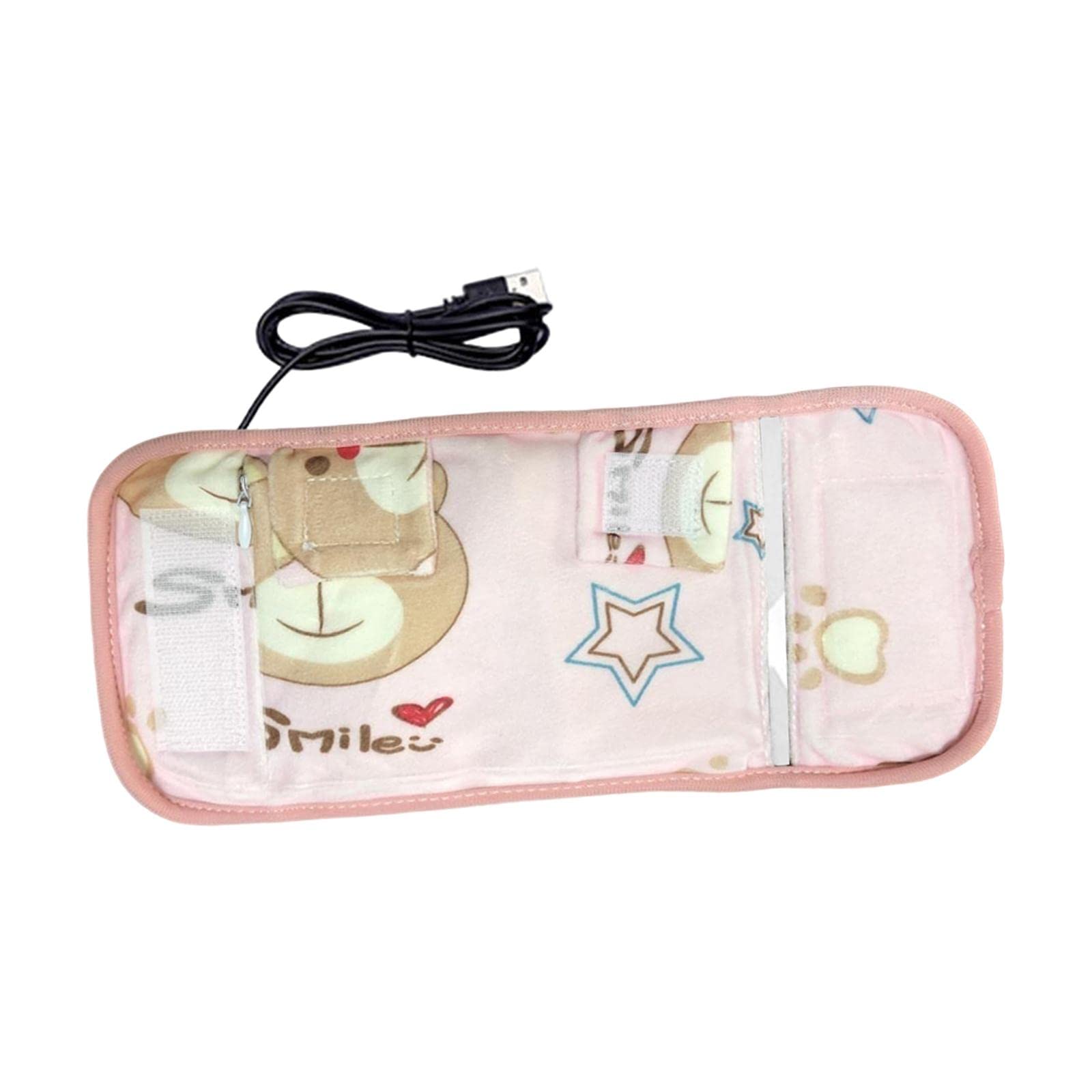 Portable USB Milk Heat Keeper with USB Cable for Outdoor Traveling Driving Pink|Baby |Bottle & Food Warmers-image-49