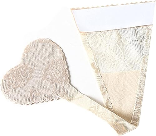 HTRUIYA Bragas adhesivas invisibles para mujer, con forma de corazón, tanga sexy sin tirantes