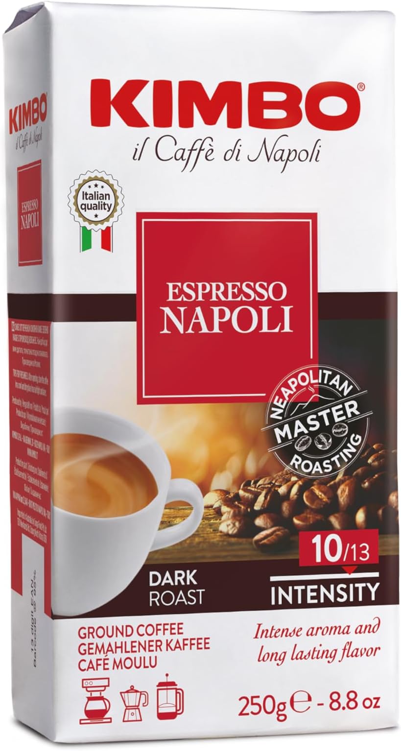 2 Pack - Kimbo Napoletano Ground Espresso - 8.8oz. Pack