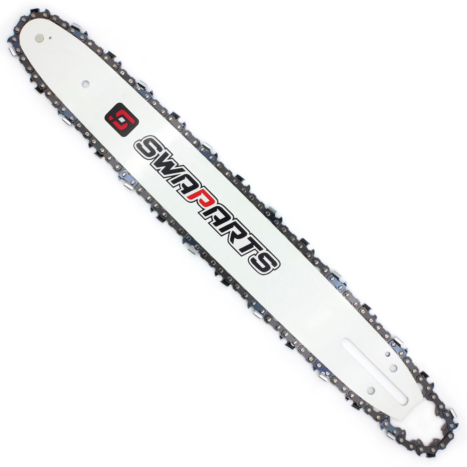 Barra e catena di ricambio per motosega da 40,6 cm, passo 3/8", calibro 109,2 cm, 56 maglie di trasmissione per Greenworks 2904502, EGO AG1600 CS1600/CS1604, Stihl, Echo, Craftsman, Poulan, Homelite
