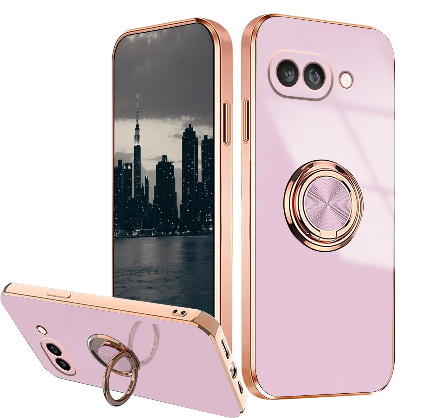 Protection Pixel 9a violette idéale pour support voiture magnétique - 8