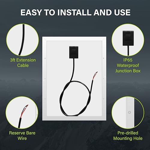 Miniatura 3 de Newpowa módulo panel solar 30w vatios 12v