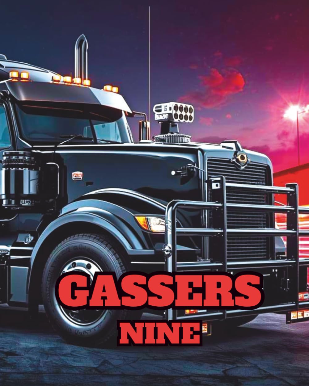 GASSERS NINE: A COLOURING BOOK WITH PAGES OF GASSER ARMY VEHICLE'S