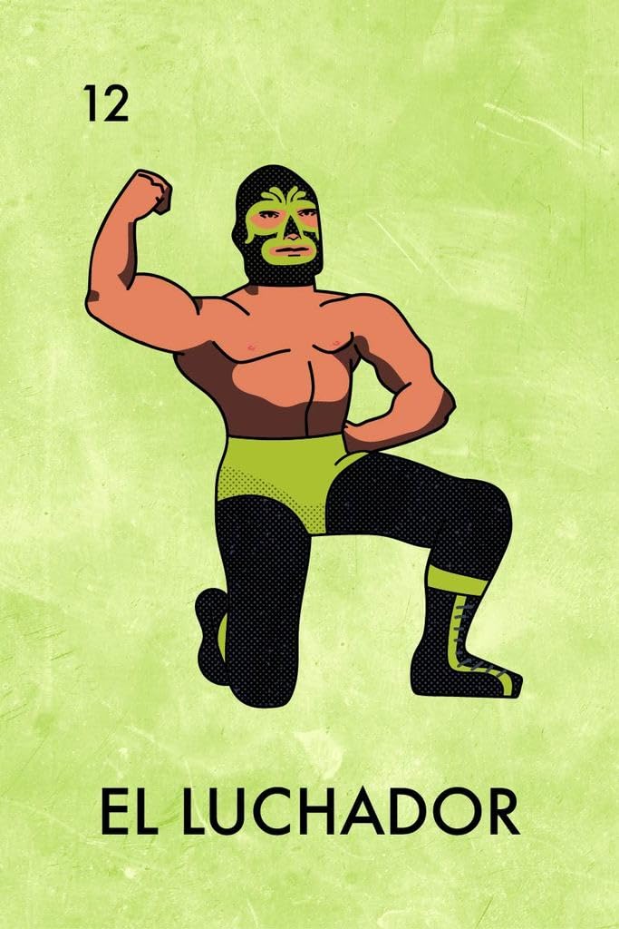 Amazon.com: El Luchador Mexican Lottery Parody Mask Wrestler