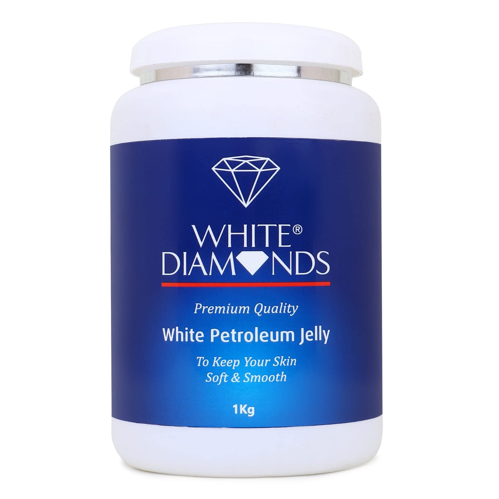 White Diamonds White Petroleum Jelly | Skin Moisturisturising | Soft & Smooth Skin 1000g (1kg)
