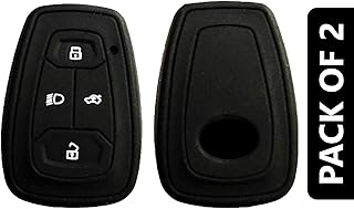 Shopoflux® Silicone Smart Key Cover Compatible with Tata Nexon | Tata Harrier | Safari 2021 | Altroz | Tigor | EV | Punch...