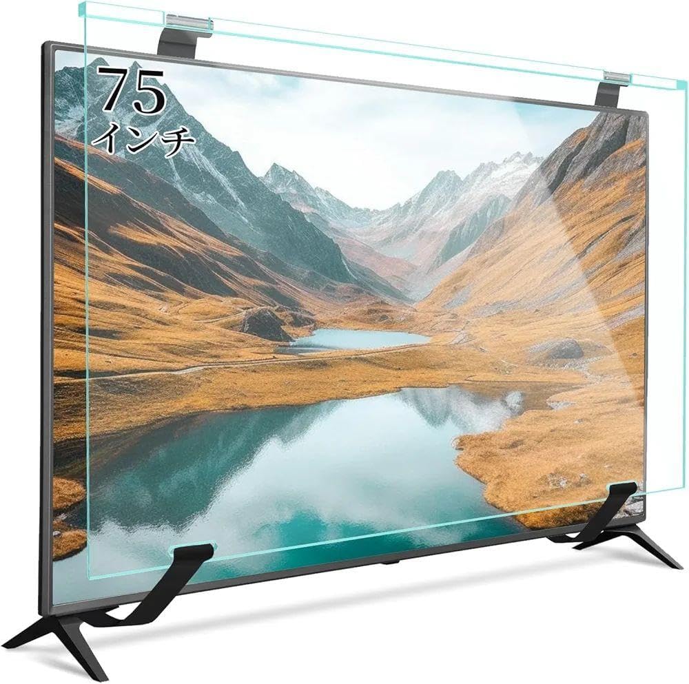 ✨75インチ✨ 液晶テレビ保護パネル テレビカバー アクリル製 保護プロテクター 液晶テレビ保護パネル 75インチ テレビカバー アクリル製 保護